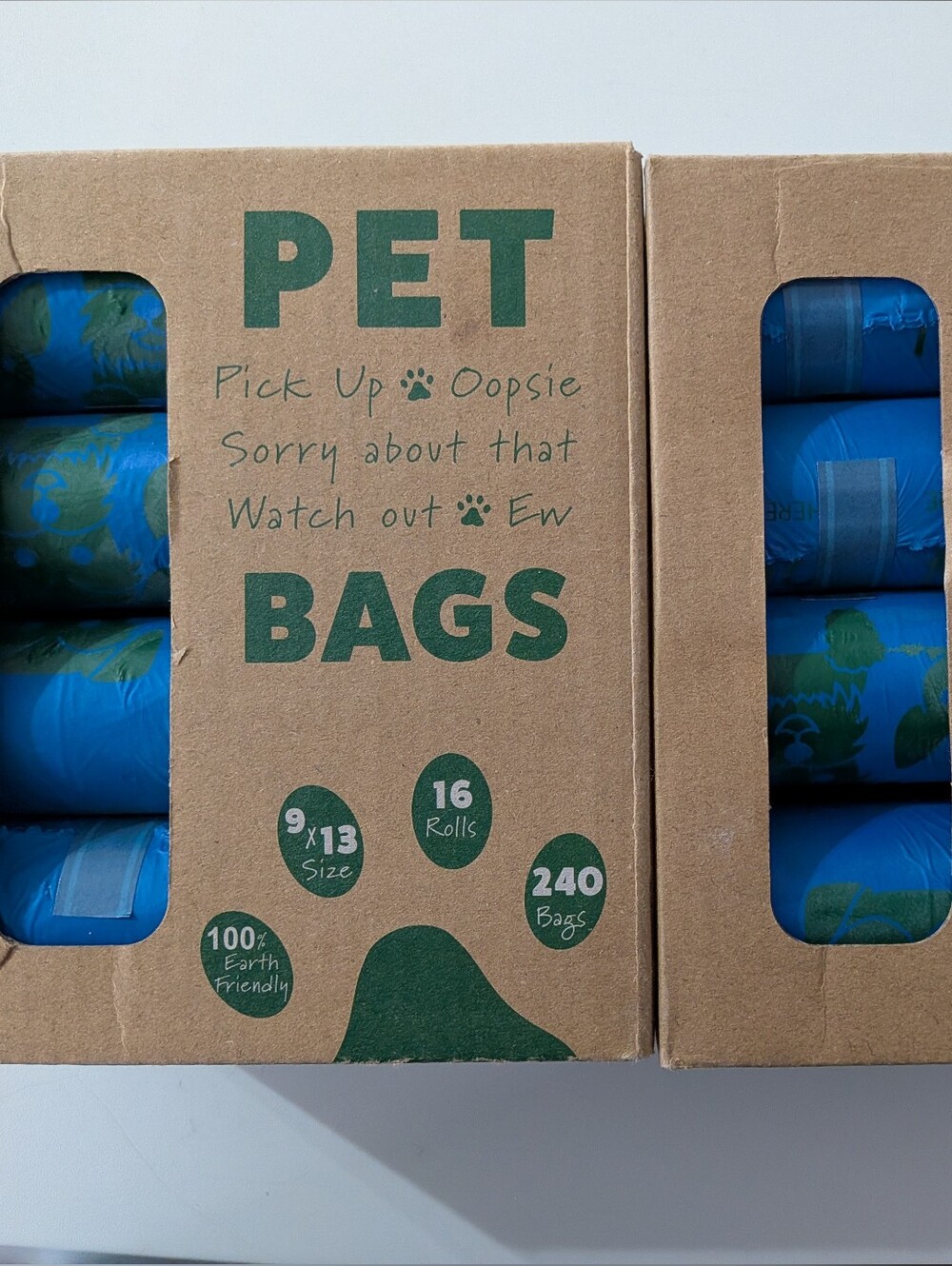 PET BAGS Blue Small Pets Waste Bags - Convenient Roll